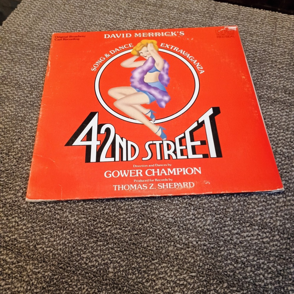42nd Street Original Broadway Cast Recording Vinyl LP RCA Red Seal CBL1-3891